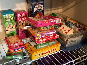 lot 169 image: Various Card Games (Childrens) Brain Quest, Flash Cards, Chat Pack, Playing Cards and More