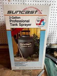 lot 78 image: 2- Gallon Professional Tank Sprayer  Extension Cord  Power Strip  Garden Gloves  Organic Choice Bone Meal  Zip Ties