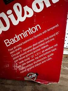 lot 79 image: Wilson Badminton Set