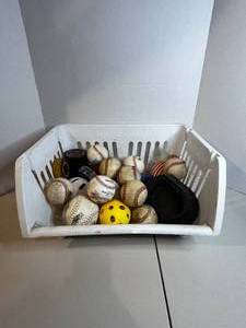 lot 256 image: MLB Baseballs  Hockey Pucks  Wiffle Balls  Soft Balls