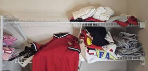 lot 323 image: Various Baseball Jerseys SZs S & M & Pants Youth L