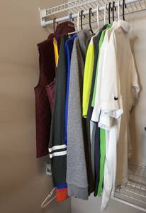 lot 349 image: Lot of Mens SZ M Sports Shirts & Winter Vests