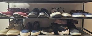 lot 355 image: Lot of Mens Casual & Dress Shoes Inc Nike & Ralph Lauren Polo Lightly Worn Denim Shoes SZs 9.5 - 11