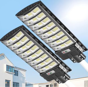 lot 36 image: 2000W Solar Street Lights Outdoor - Solar Parking Lot Lights - 2 Pack