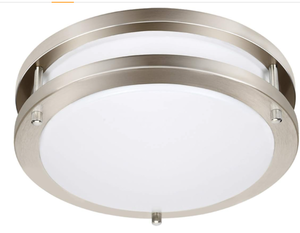 lot 346 image: LOT OF 2 Drosbey Dimmable LED Ceiling Light