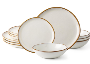 lot 420 image: LOT OF 12 AmorArc Ceramic Dinnerware
