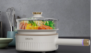 lot 421 image: Dezin Non-Stick Ceramic Coating Electric Pot