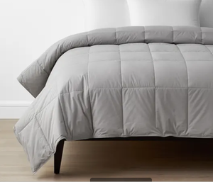 lot 423 image: Oeko Tex Classic Grey Comforter