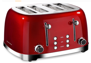 lot 439 image: Roter Mond Stainless Steel 4 Slice Toaster