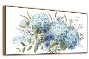 lot 449 image: Framed Flowers Canvas Wall Art