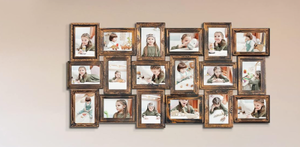 lot 451 image: Large Photo Collage Frame