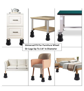 lot 372 image: Bed Risers 6 Inch Heavy Duty 6 Pack