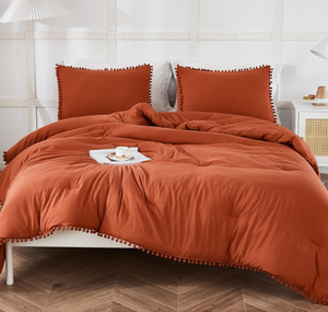 lot 374 image: Andency Terracotta Comforter Set Full Size (79x90 inch)
