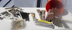 lot 29 image: Garage Hardware Wall Shelf Brackets Etc.