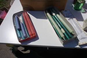 lot 67 image: Candles New and Mostly Used