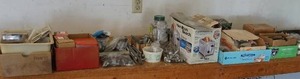 lot 77 image: Garage Shop Miscellaneous Hardware Nails Screws Etc.
