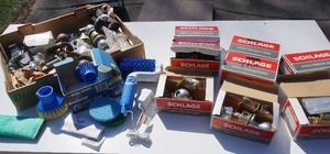 lot 88 image: Assorted Hardware Door Knob Sets Schlage Etc.