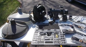 lot 89 image: Garage Tools, Lighting Etc.