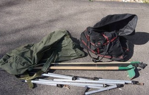 lot 93 image: Miscellaneous Lot Camping, Lawn Tools Etc
