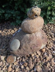 lot 104 image: Lawn and Garden DeCor...Unique Pile Em High Rock Formation...