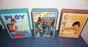 lot 143 image: Adult Games Vintage 1964 STOCKS & BONDS The Game of Investments 3M Bookshelf Game, OH WAH REE Vintage 1962 3m Bookshelf Board Game, 1970 PLOY