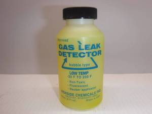 Highside Chemicals Inc. Low Temp -30F to 200 F Gas Leak Detector Bubble Detector  Approximately 28 Bottles 