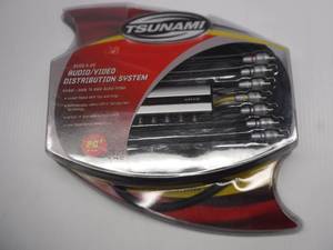 Tsunami Audio  Video Distribution System  Approximately 4 Plastic Containers 