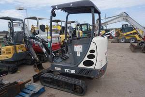 lot 5 image: 2016 Terex Model TC16 Mini Tracked Excavator