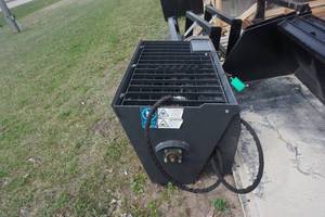 lot 27 image: Brand New Wolverine Bobcat Skid Loader Skid Steer Hydraulic Concrete Mixer Attachment