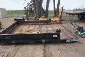 lot 36 image: Knapheide Model PVMXT - 123C 12 Flat Bed Truck Bed