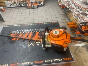 lot 45 image: Stihl Model H556C Gas Powered Hedge Trimmer