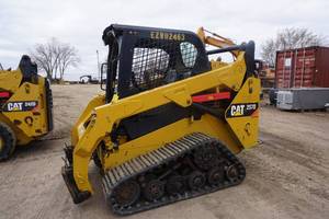lot 3A image: 2018 Cat 257D 2 Speed Multi Terrain Tracked Skid Loader Skid Steer
