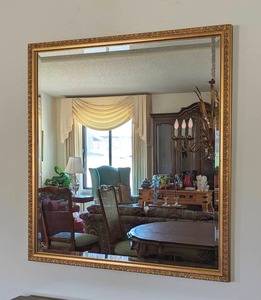 Large Gold Wall Mirror