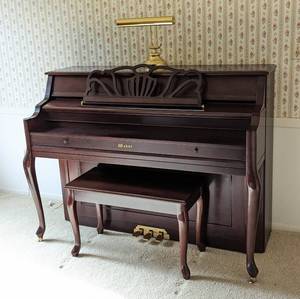 Weber Mahogany Upright Piano