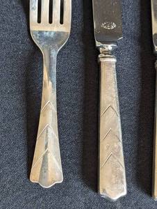Web Sterling Silver Childrens Utensils