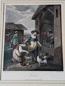 Pair of Framed Vintage Prints by Francesco Bartolozzi