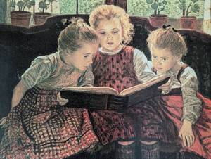 Beautifully Framed the Fairy Tale Print by Walter Firle