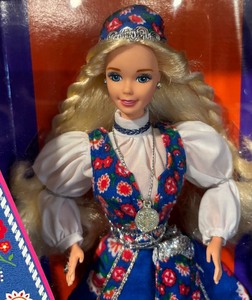 lot 62 image: Norwegian Barbie Dolls from the Doll of the World Collection, New