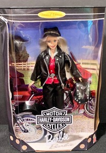 lot 164 image: 1997 Harley Davidson Barbie Doll, Box Never Opened, Rare Collectable