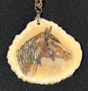 lot 108 image: Nice Necklace with Horse Pendant