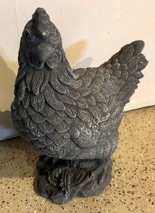 lot 149 image: Cement Chicken Sculpture