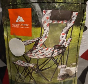 lot 224 image: Ozark Trial Mesh Lounge Chair with Footrest