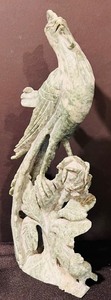 lot 18 image: Vintage Natural Dushan Hard Stone Carving Figure