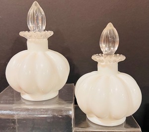 lot 181 image: Gorgeous Glass Parfum Bottles