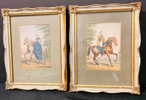 lot 186 image: Vintage Pair of Pictures Jarrolds