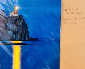 lot 319 image: Print of Split Rock Lighthouse