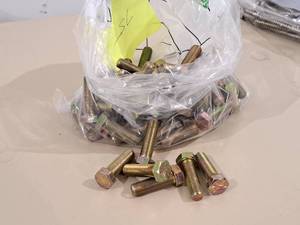 lot 143 image: Lot of (75) Hillman Cap Screws 38x1-14  Hex Head #220629