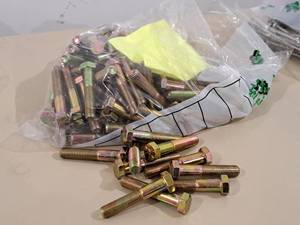 lot 145 image: Lot of (95) Hillman Cap Screws 38x2  Hex Head #220638