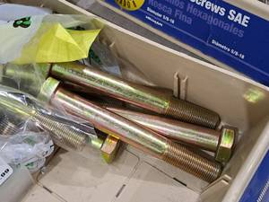 lot 159 image: Lot of (15) Hillman Cap Screws 34x6  Hex Head #220814