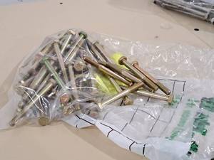lot 166 image: Lot of (60) Hillman Cap Screws 14x2-12  Hex Head #220533